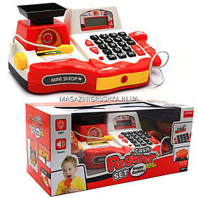 Дитячий касовий апарат (світло, звук, продукти, гроші), 30х18х16 см (35535B)
