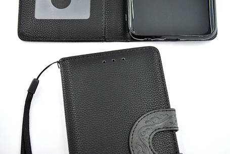 Чохол книжка для телефону Xiaomi Redmi 8A Pattern Black, фото 2