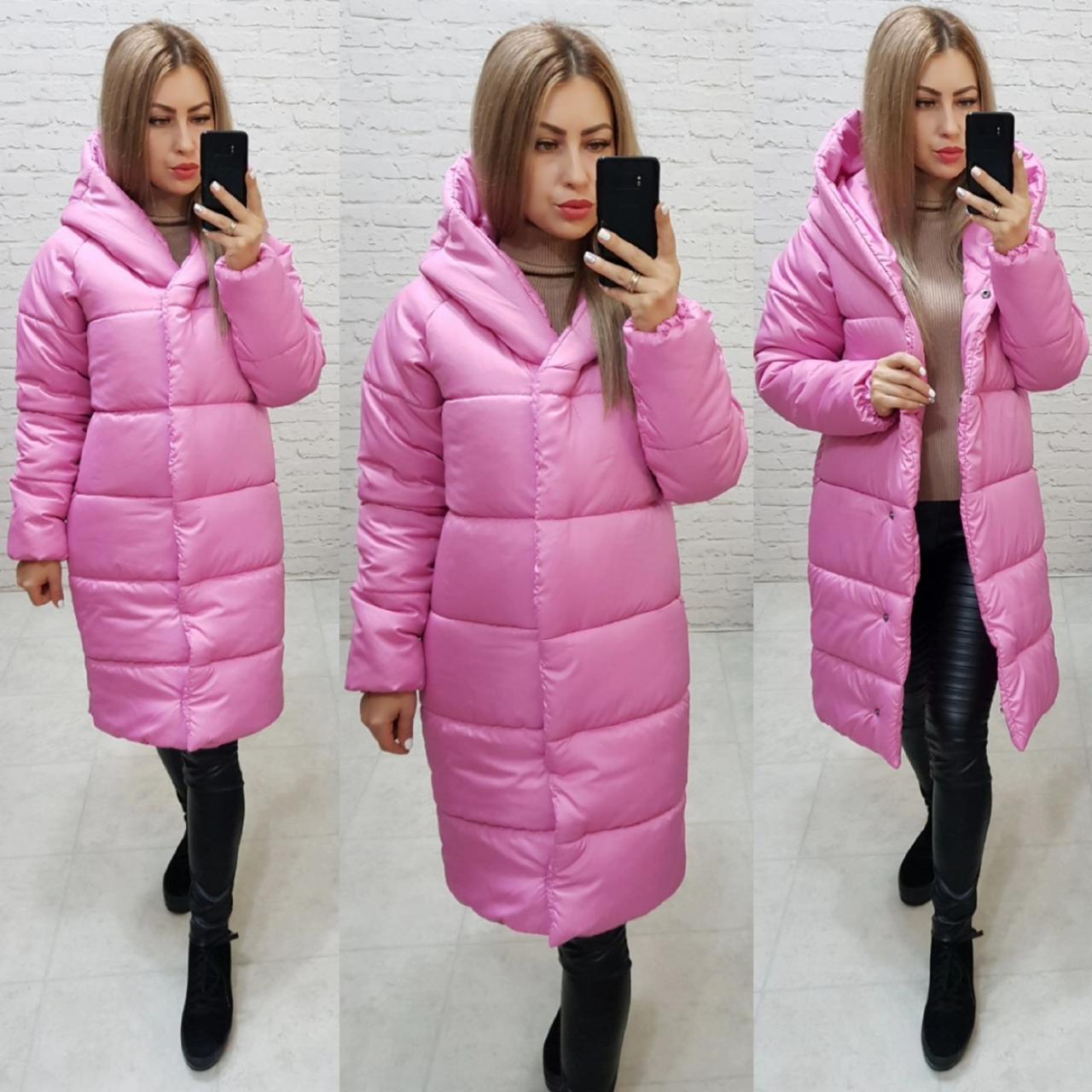 Куртка ковдра середньої довжини M530 яскраво-рожева/рожевий яскравий