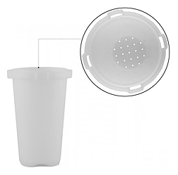 Сольовий бак Canature 145л (круглий ) у зборі (ціна з ПДВ)