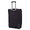 Валіза Wings 1706 тканинна Велика (L) на 2 колесах Чорна, фото 2