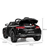 Дитячий електромобіль Mercedes (2 мотори по 45W, MP3,USB,TF)Bambi M 4010EBLR-2 Чорний, фото 4