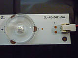 Світлодіодні LED-лінійки CL-40-D611-V6 (Б/В)  (матриця TPT400LA-HF05 REV:SC1F), фото 4