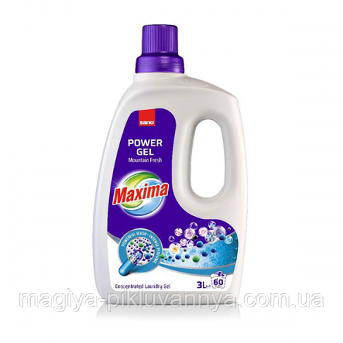 Концентрований гель для прання Sano Mountain Fresh 3 л, арт.992171