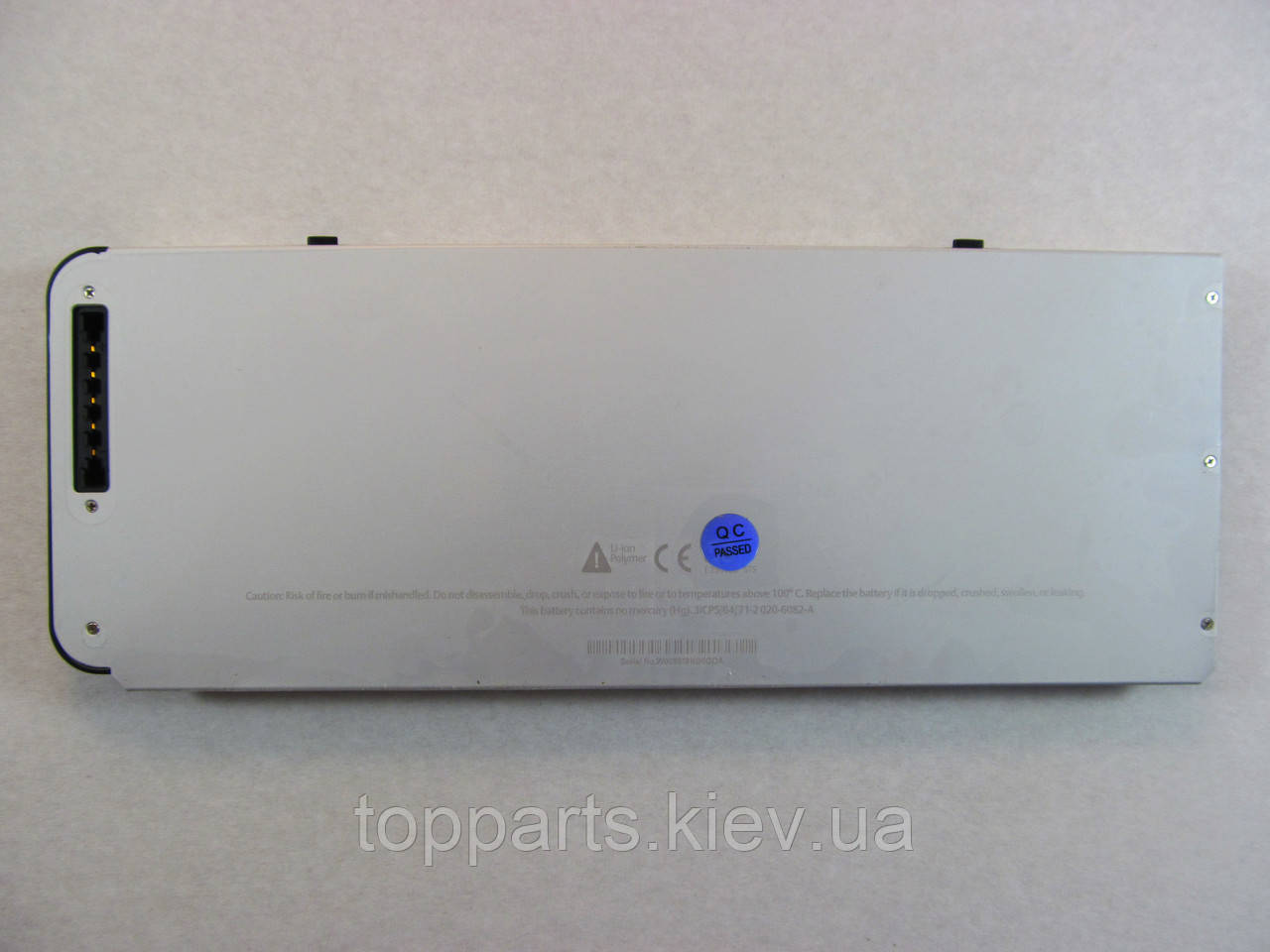 Батарея для ноутбука Apple A1280, 45Wh (4100mAh), 6cell, 10.8 V-Li-Po, срібляста, ОРИГІНАЛЬНА