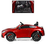 Дитячий електромобіль Mercedes (2 мотори по 45W, MP3) Bambi M 4010EBLRS-3 Червоний, фото 4
