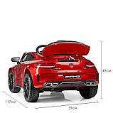 Дитячий електромобіль Mercedes (2 мотори по 45W, MP3) Bambi M 4010EBLRS-3 Червоний, фото 6