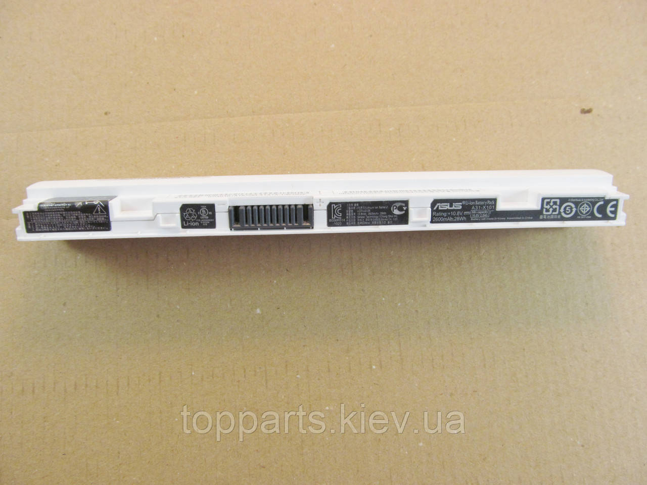 Батарея для ноутбука Asus A32-X101, 2600mAh, 3cell, 11.1V, Li-ion, біла, ОРИГІНАЛЬНА