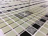 Панелі ПВХ Регула мозаїка Орнамент зелений, фото 8