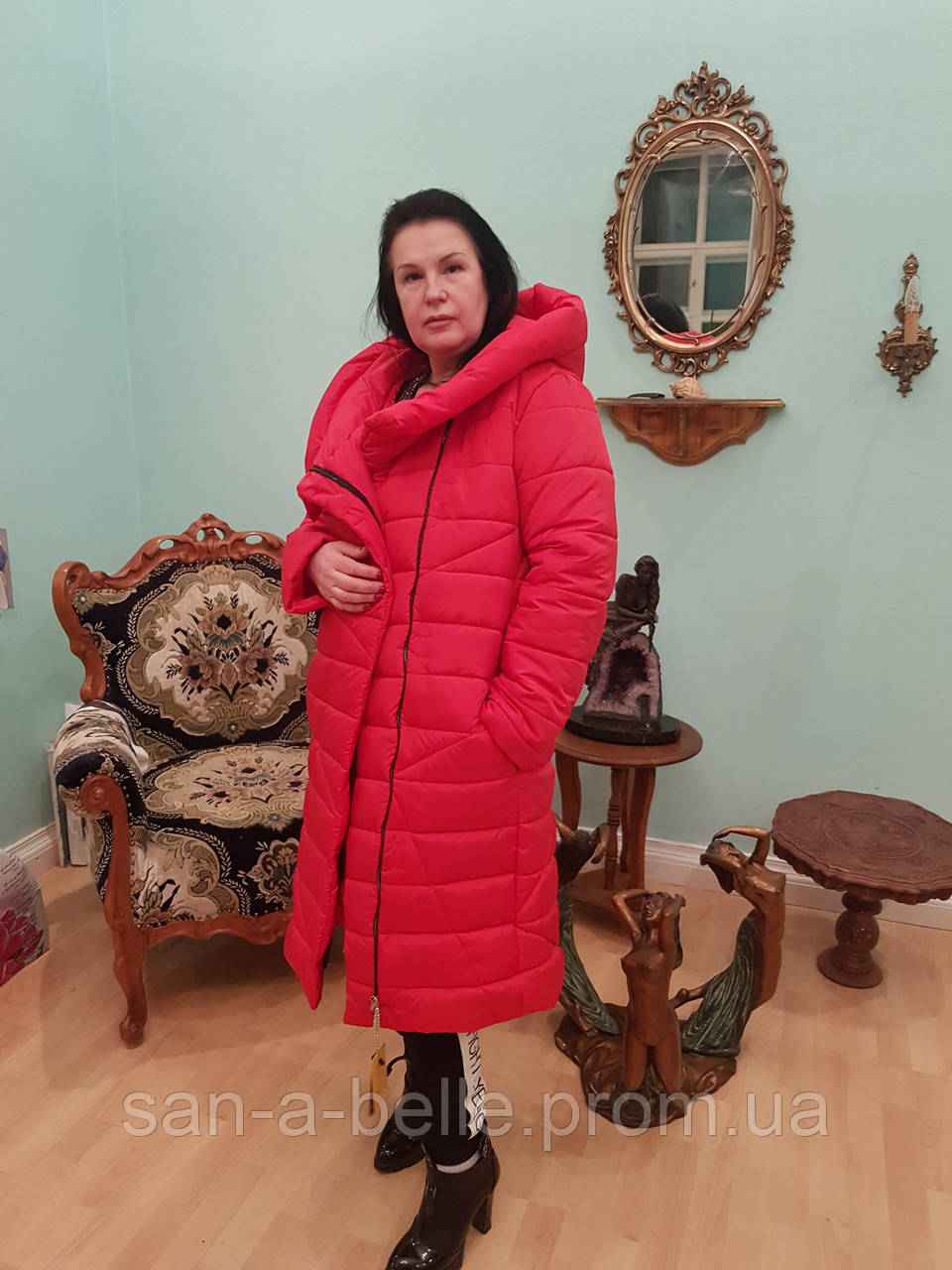Жіноча зимова куртка Пуховик Ковдра, розміри від 46 до 72