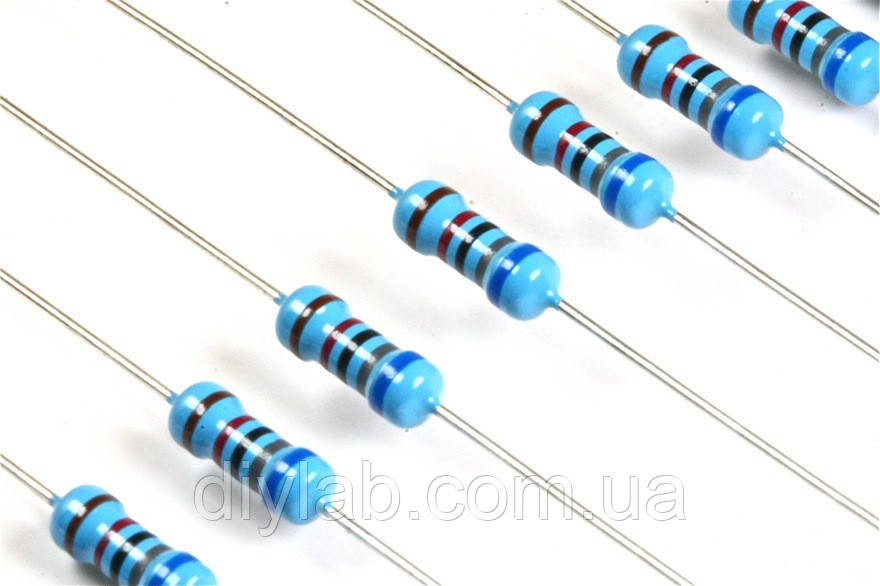 Резистори 5.1кОм 0,25Вт 5% 10шт