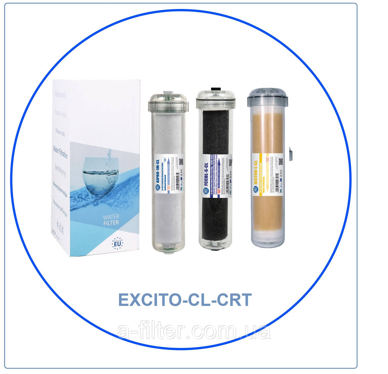 Комплект сменных картриджей EXCITO-CL-CRT для EXCITO с элементом KDF®.