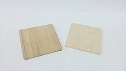 Костери дерев'яні, квадратні (4 мм)