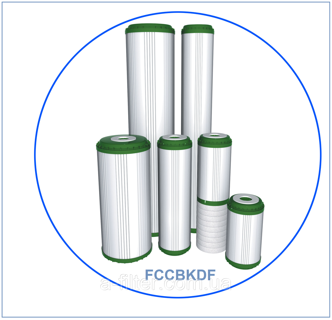 Картридж вугільний із завантаженням KDF -20BB, фото 1