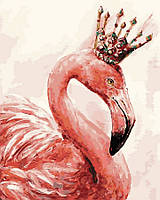 Картина по номерам Brushme 40х50 Королевский фламинго (GX4352)