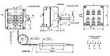 MMG-3/90 — Термостат капілярний 3Рх16А/400V, Toff = 90, L трубки 2000 мм (трифазний), для бойлера або котла, фото 5