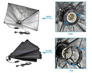 96Вт / 960Вт Набір постійного світла PZ 5070-96LED/лампа 48 W 5700°K*2шт для фото відео, фото 4