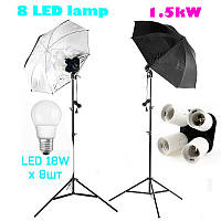 1440Вт Light kit Wall-E8 LED комплект постоянного студийного света *