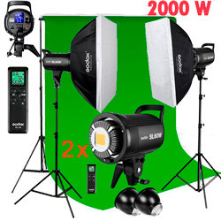 1,2KW Комплект Godox LED професійного постійного відеосвітла SL60-2SB69BG