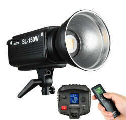 Світлодіодний LED прожектор Godox SL-150W джерело постійного денного світла, ПДУ