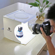 24x23x22 см Складаний фотобокс (Лайтбокс, лайткуб, фотокуб) з LED-підсвіткою Puluz PU5022 LED, фото 5