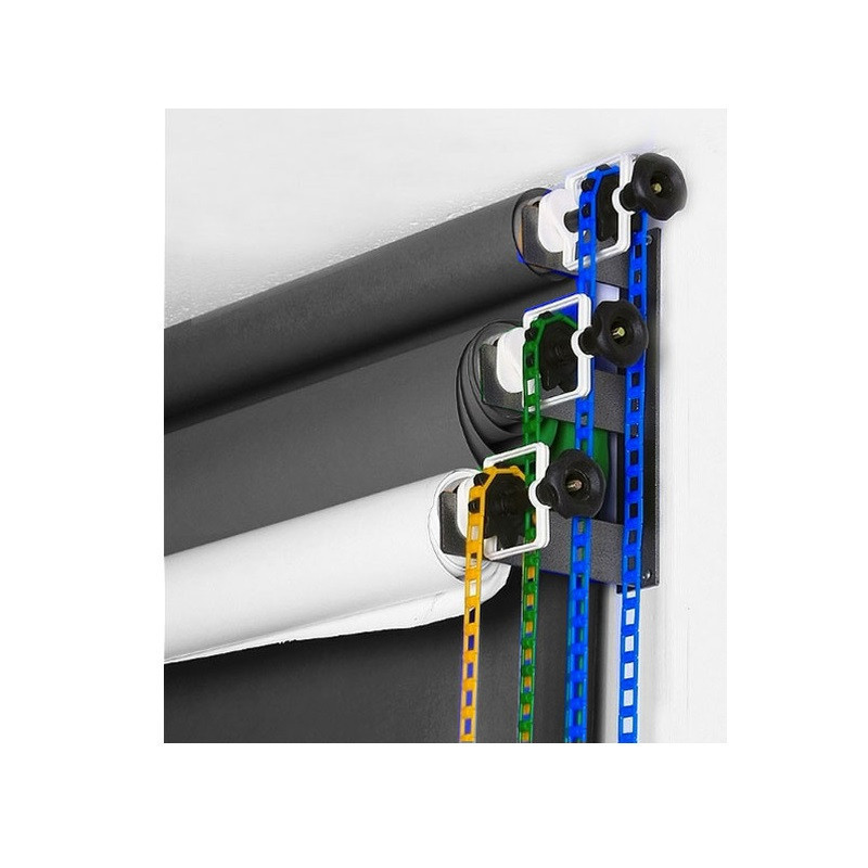 Система кріплення 3 паперових фонів на стіну/ стелю Visico B300 (тримач для фотостудії), фото 1