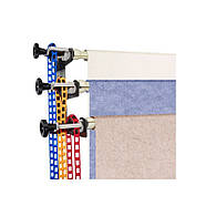 Система кріплення 3 паперових фонів на стіну/ стелю Visico B300 (тримач для фотостудії), фото 3