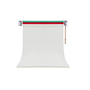 Система кріплення 3 паперових фонів на стіну/ стелю Visico B300 (тримач для фотостудії), фото 5
