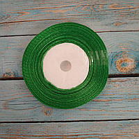 Атласна стрічка Зелена