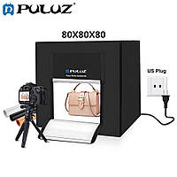80x80x80см Большой Фотобокс (Лайтбокс, лайткуб, фотокуб) с LED подсветкой Puluz PU5080EU LED