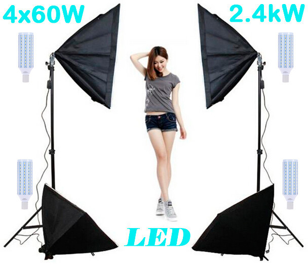 .2,4 kW Комплект LED Godox 4SB-57 постійного світла, 4*60W