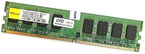 Оперативна пам'ять Elixir DDR2 2Gb 800MHz PC2-6400U 2R8 CL5 (M2Y2G64TU8HD5B-AC) Б/В