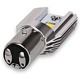 H6, BА20D, DC6-36V Лампа для скутера, мотоцикла світлодіодна двоконтактна LED, фото 3