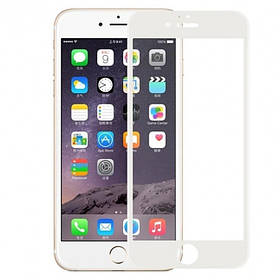 Захисне скло Apple Iphone 6/6S Full cover білий