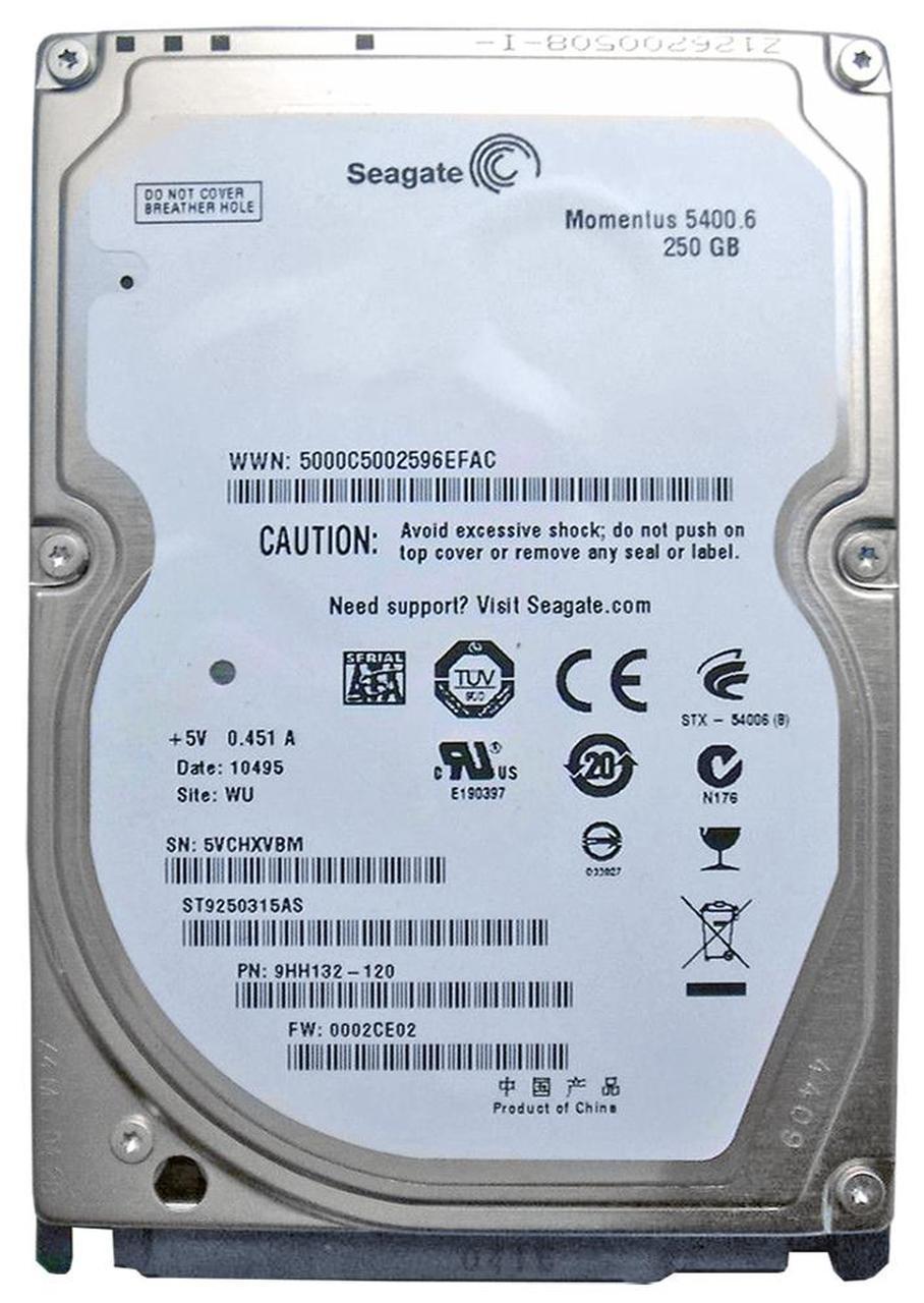 Жесткий диск Seagate 250GB 5400rpm 8MB SATAII (ST9250315AS) 2.5 Refurbished