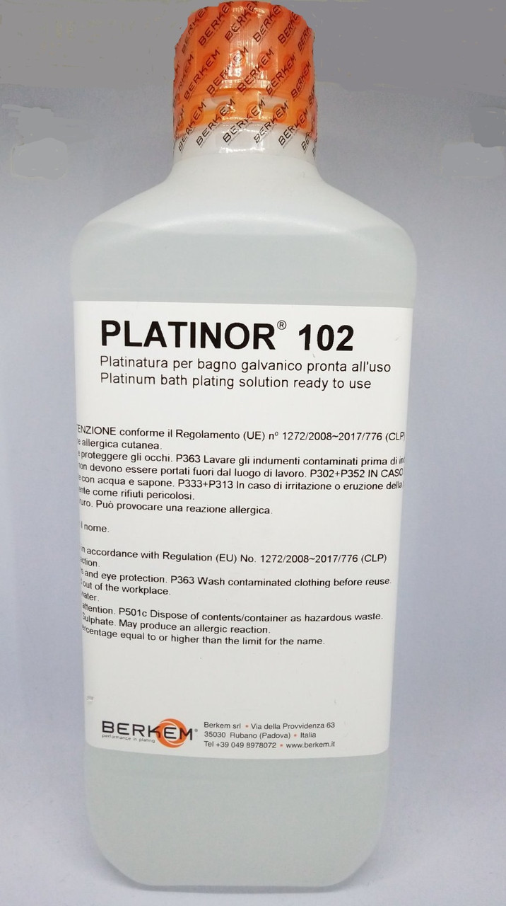 Гальванічний розчин для платинування PLATINOR 100мл, BERKEM
