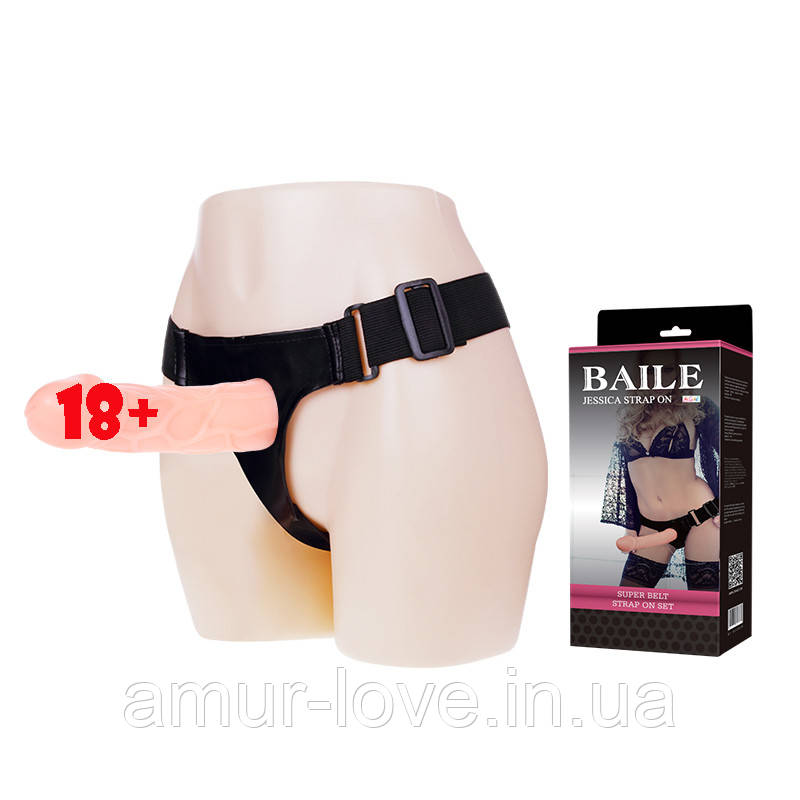 Жіночий страпон Ultra Passionate Harness Flesh, фото 1