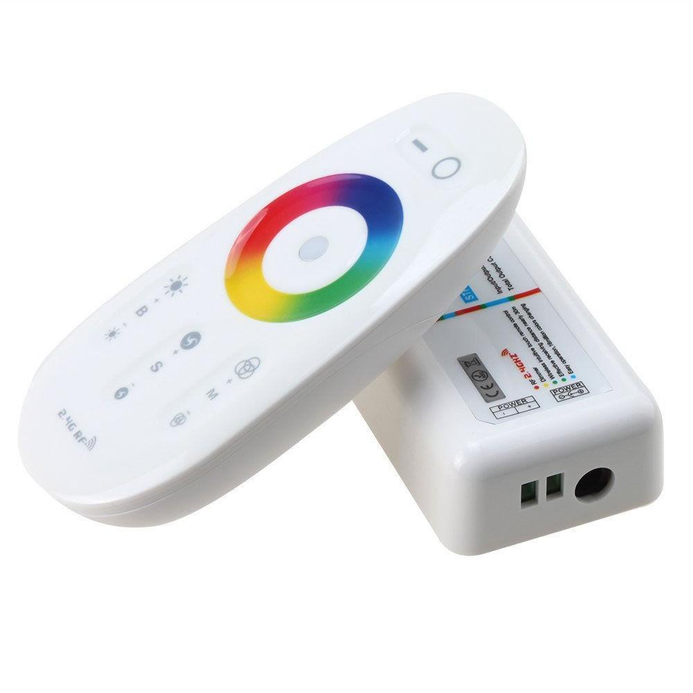 RGB 2.4G контроллер LEDTech 12-24v 18А 216вт и сенсорный пульт Touch Screen, для RGB светодиодной ленты - фото 2 - id-p1099519823