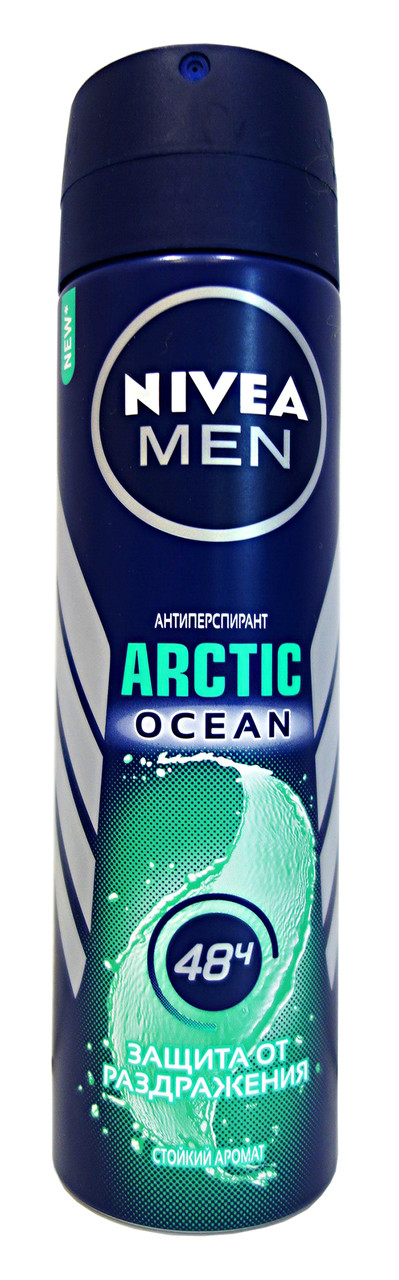 Антиперспірант спрей Nivea Men Arctic Ocean Свіжість океану від роздратування - 150 мл.