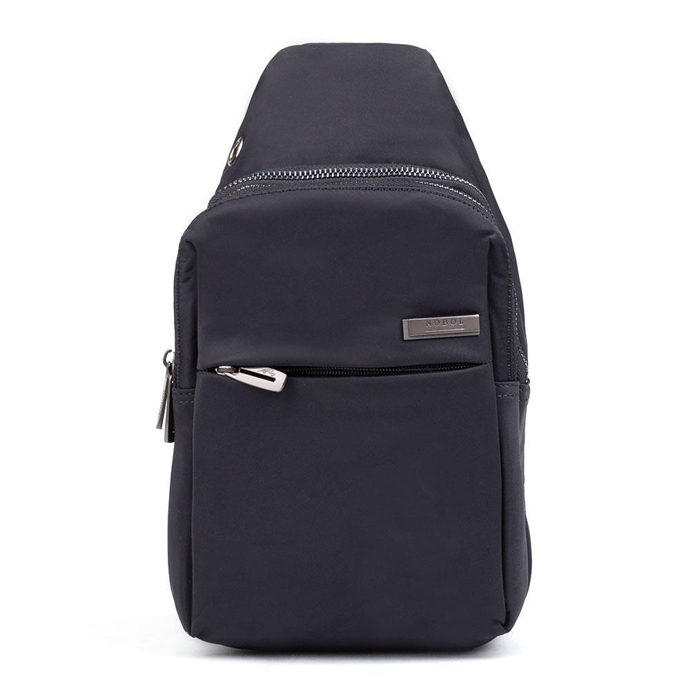 Сумка чоловіча через плече з водовідштовхувальної тканини Nobol 2310 чорний, фото 1