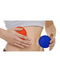 М'ячик для масажу LivePro MUSCLE ROLLER BALL жовтогарячий