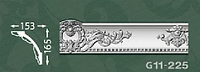 Плинтус потолочный с орнаментом из пенопласта Baraka Dekor G11-225