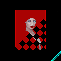 Термотрансфер на плащі Дівчина Друкована, 1, 1.4, Праска, термопрес, парогенератор, Середня, 10-15, Делікатне прання