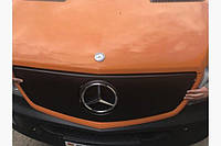 Зимняя накладка на решетку радиатора Mercedes Sprinter W906 2013+ (Верхняя) матовая