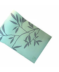 Йога-килимок LiveUp PVC PRINTED YOGA MAT зелений