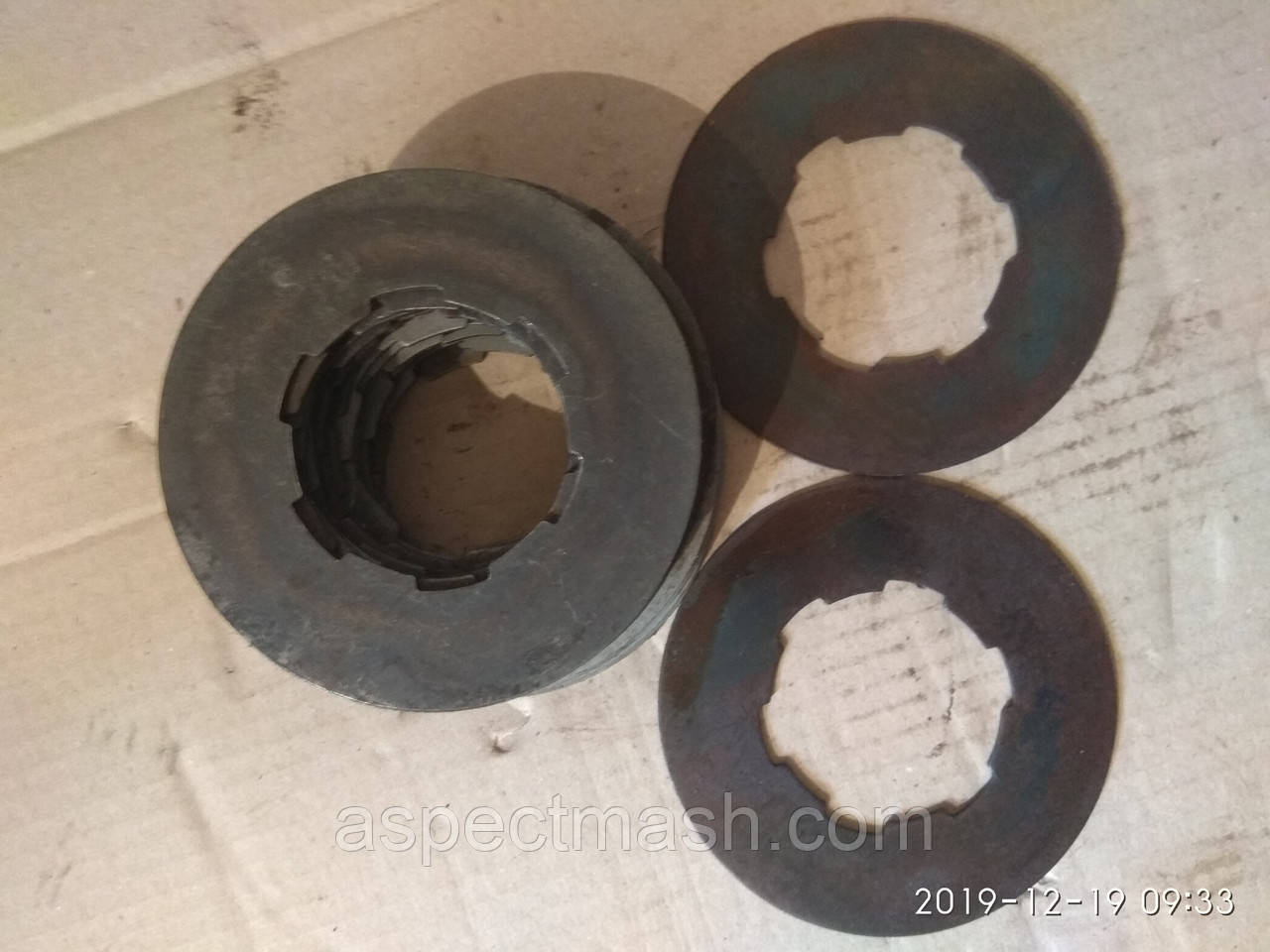 Диск фрикційний внутрішній 1М63 (6-ти шлицевой), фото 1