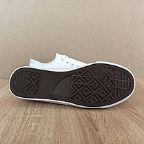 Білі Кеди конверси в стилі кеди Converse all star сітка низькі, фото 5