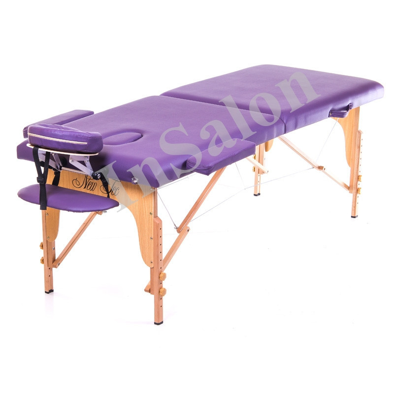 Двосекційний дерев'яний складаний стіл PREMIERE фіолетовий (NEW TEC)