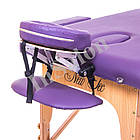 Двосекційний дерев'яний складаний стіл PREMIERE фіолетовий (NEW TEC), фото 10