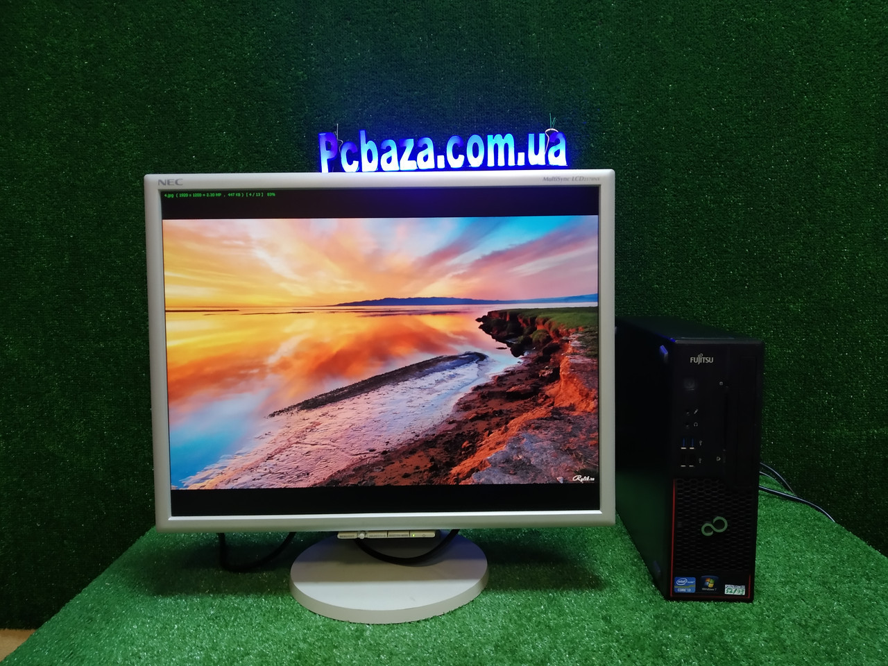 ПК + монітор 22" PVA, i3-3220 3.3, 4 ГБ, 160 Гб, 2xCOM, 10 USB, USB 3.0 Налаштований. Німеччина!